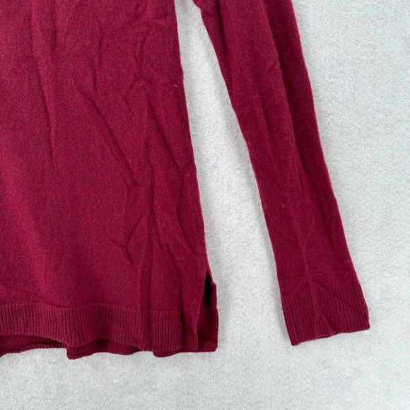 Neiman Marcus 100% Cashmere Sweater Womens MEDIUM Red Long Sleeve Love Heart - Picture 8 of 14